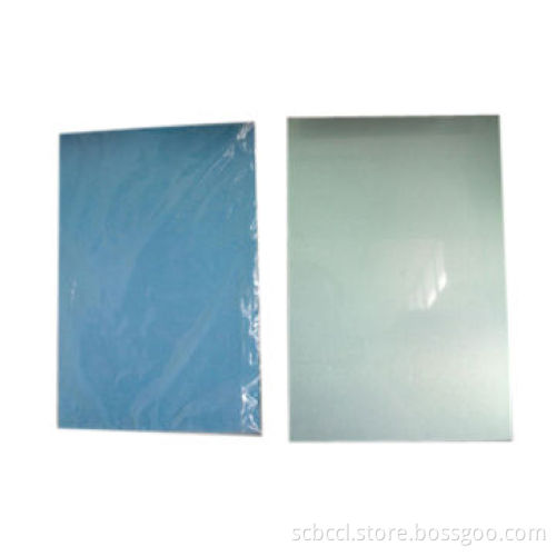 Aluminum-based PCB for LED Lights High Thermal Conductivity, Surface Anodic Oxidation Blue Tape